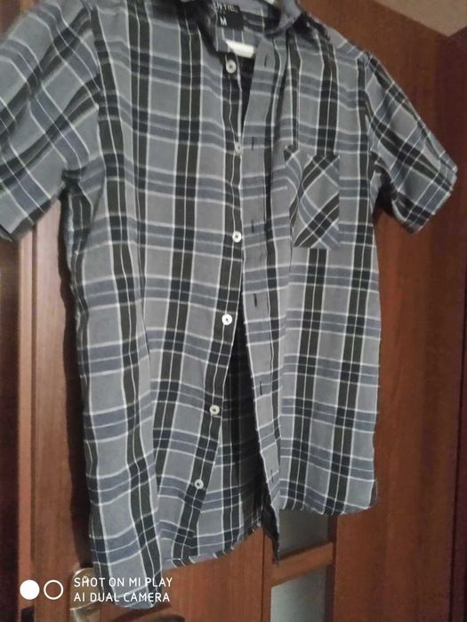 Koszula męska krótki rękaw roz.M