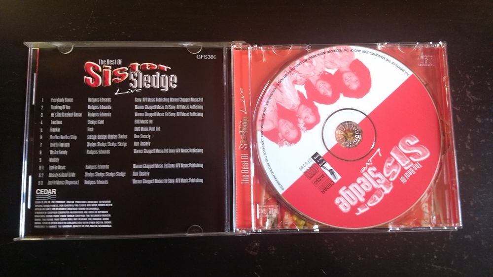 CD "The best of Sister Sledge - live"