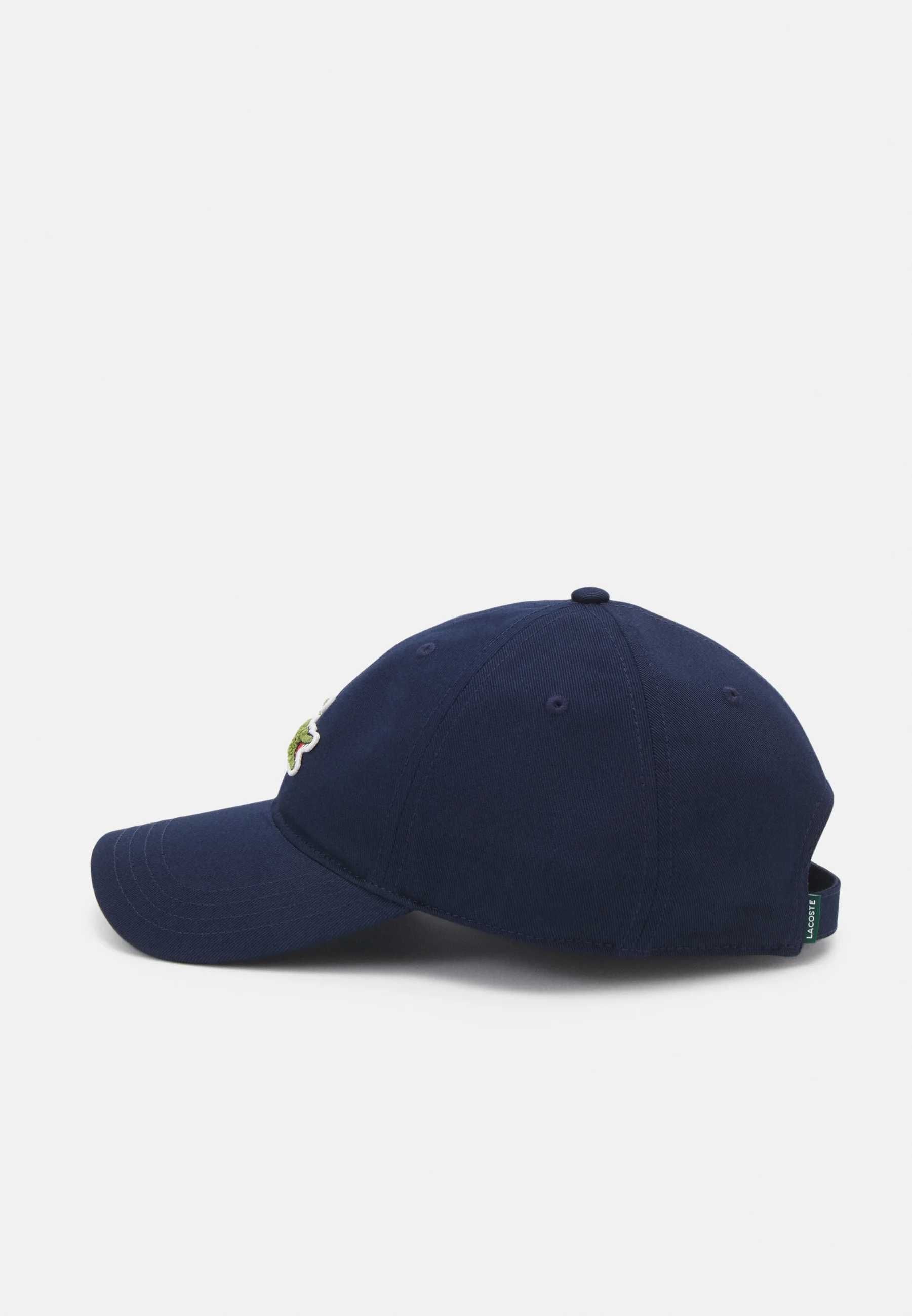 Lacoste UNISEX - Czapka z daszkiem granatowa oryginalna