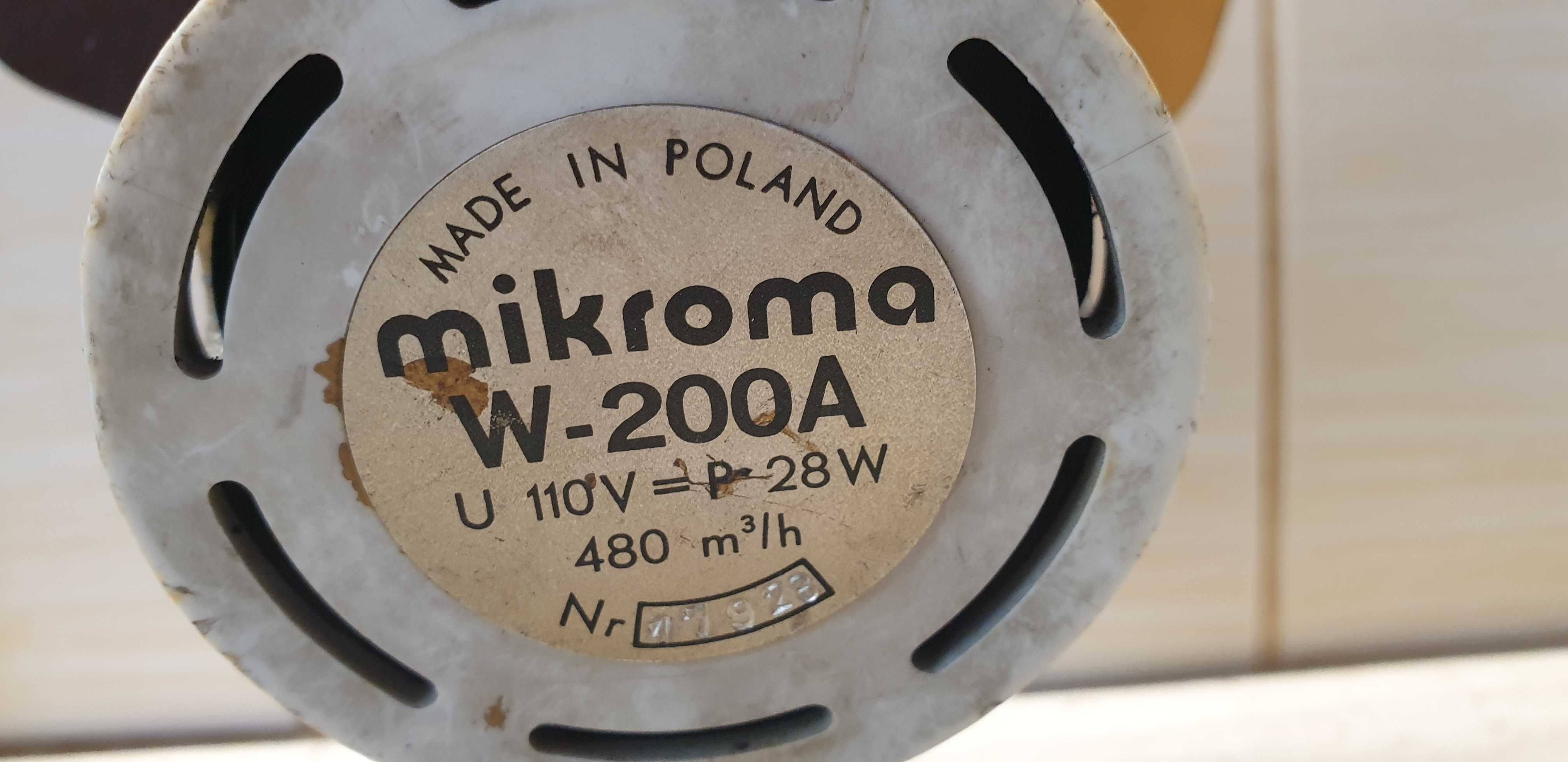 Wentylator Mikroma antyk