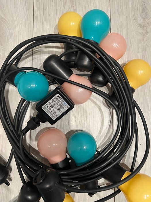Girlanda świetlna IKEA SOLVINDEN – idealna na balkon, taras ogród