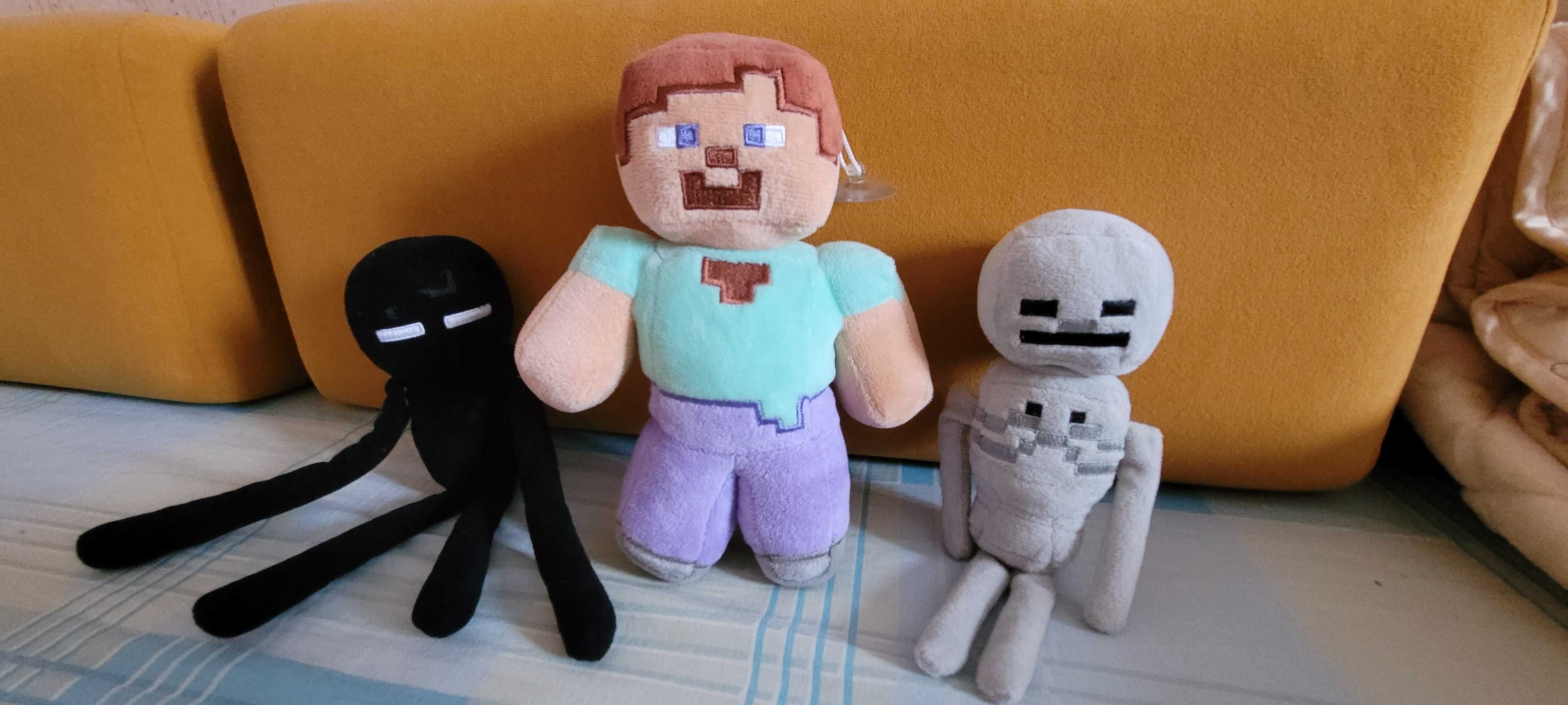 Minecraft герої мякі іграшки