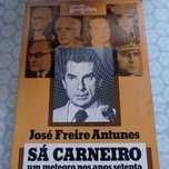 vendo livro  Sá Carneiro um meteoro nos anos setenta