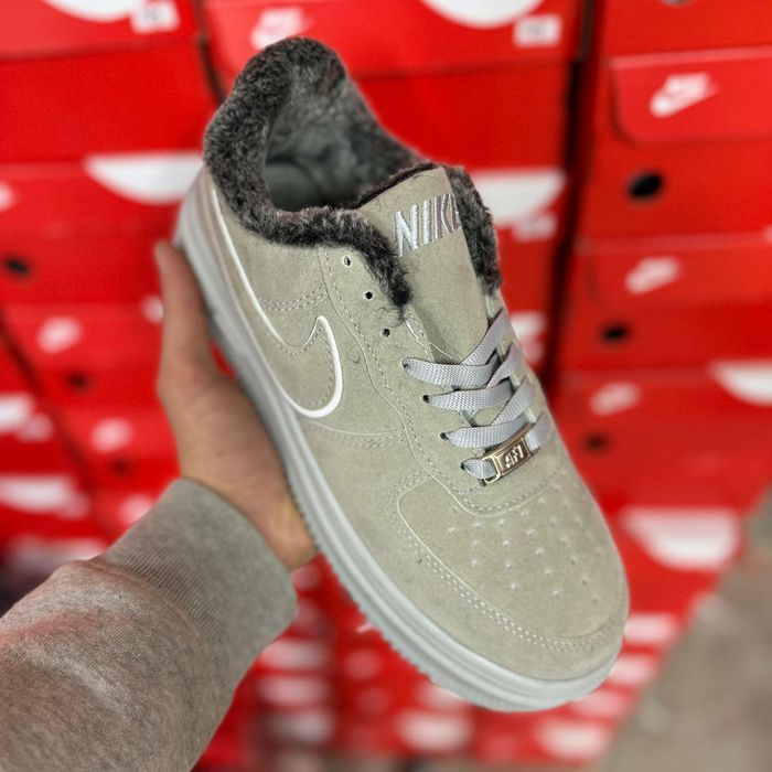 Зимові кросівки Nike Air Force, теплі кросівкі, чоловіче зимове взуття