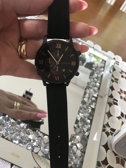 Zestaw zegarek bransoletki męski