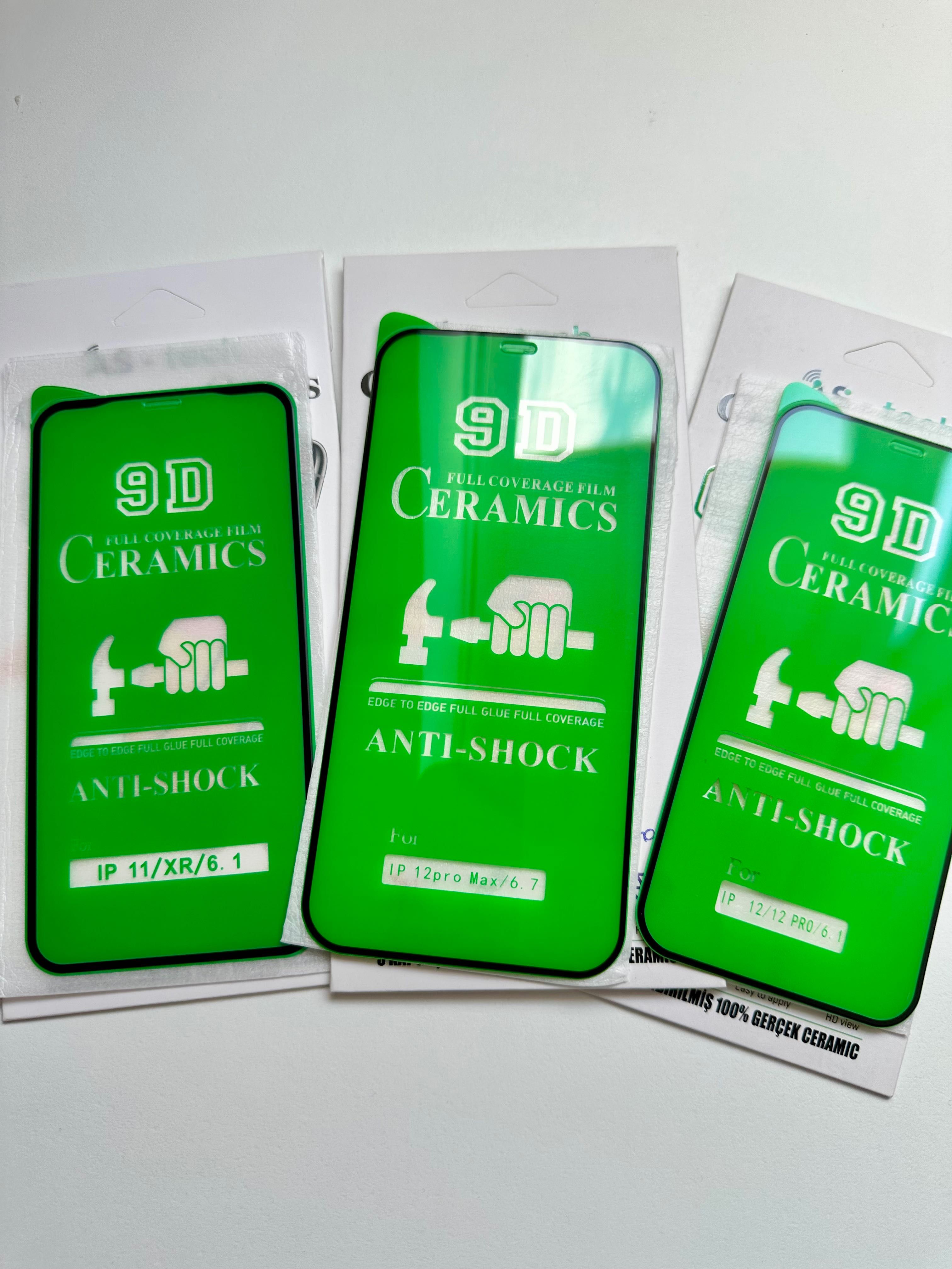 Szkło ceramiczne + szkło hartowane na aparat iPhone 11, 12, 12 Pro/Max