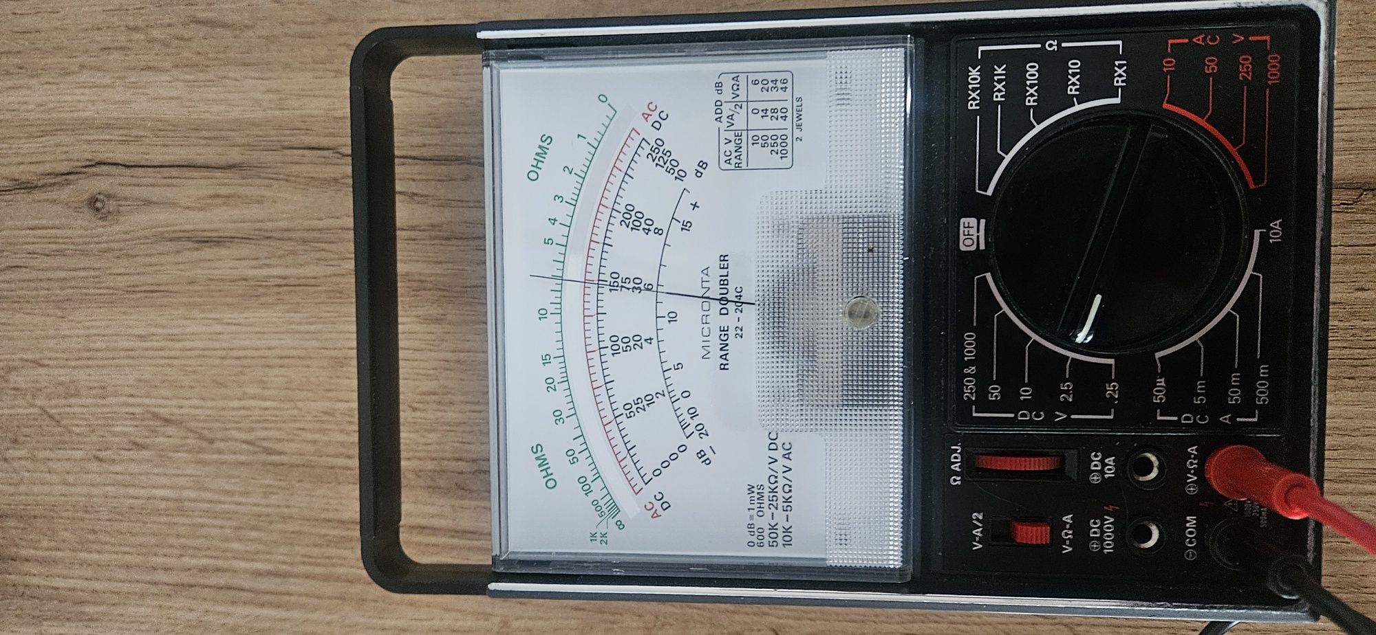 Miernik analogowy Micronta 22-204C multimetr miernik Ohm usa