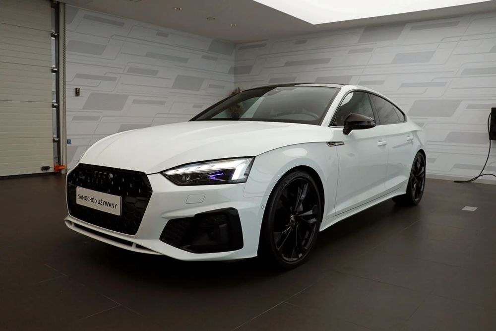 Audi A5 Sportback | MATRIX | Sline | Panorama | B&O | Czerń Plus | Ambietne Plus | PL |