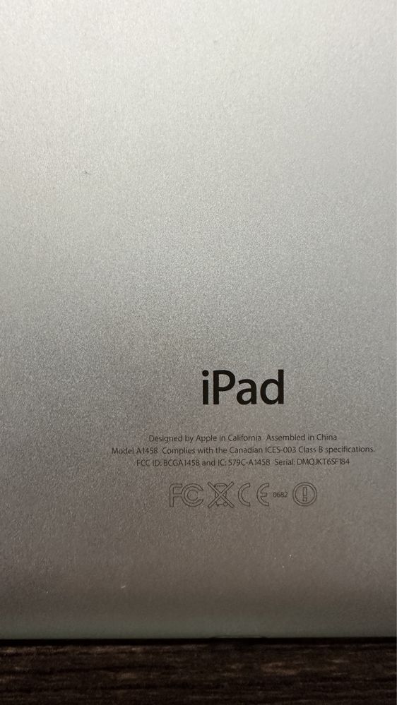 Планшет iPad 2012