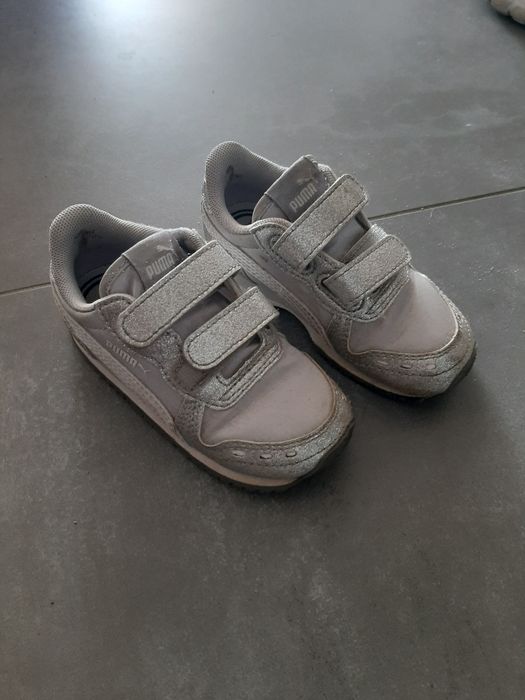 Buciki Puma r.26 STAN BDB srebrne adidasy