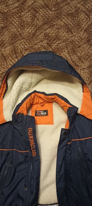 Зимова тепла куртка парка на підлітка