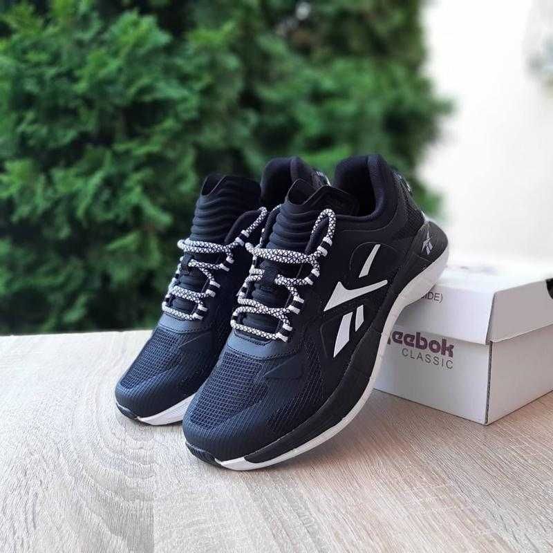 Осінь Знижка Чоловічі кросівки Reebok zig edge чорні з білим