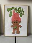 Plakat Troll plus rama aluminiowa