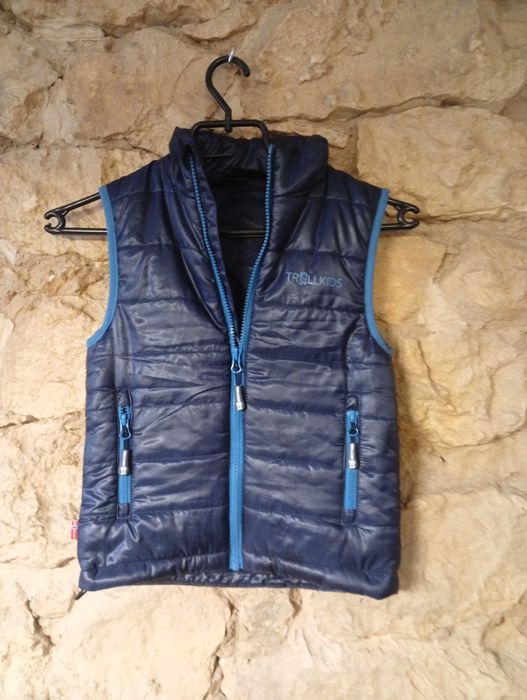 Kamizelka puchowa lekka chłopięca