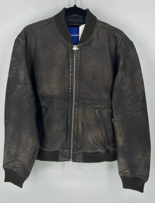 Kurtka skórzana Jack & Jones  M  ( L ) nowa z metkami