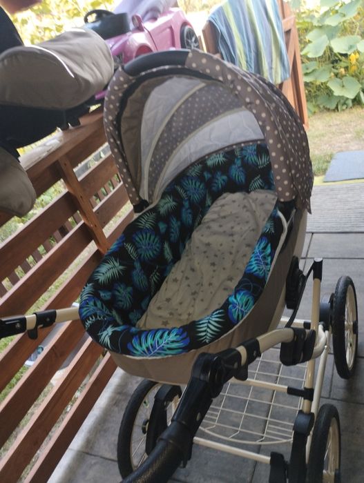 Wózek dziecięcy 3/1 w stylu retro