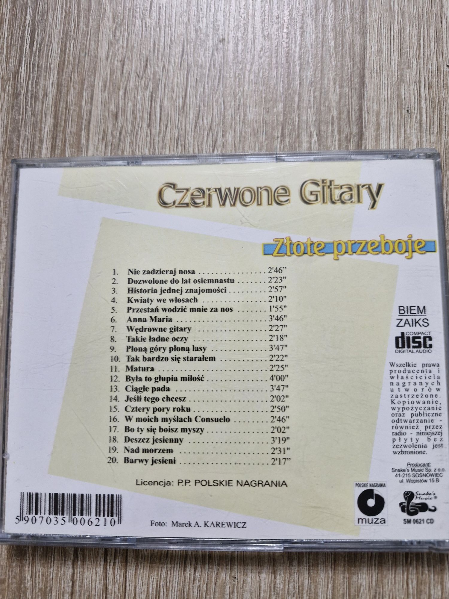 Czerwone Gitary CD Złote Przeboje