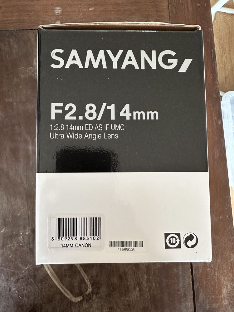 Samyang 14mm f/2.8 IF ED UMC - Canon EF