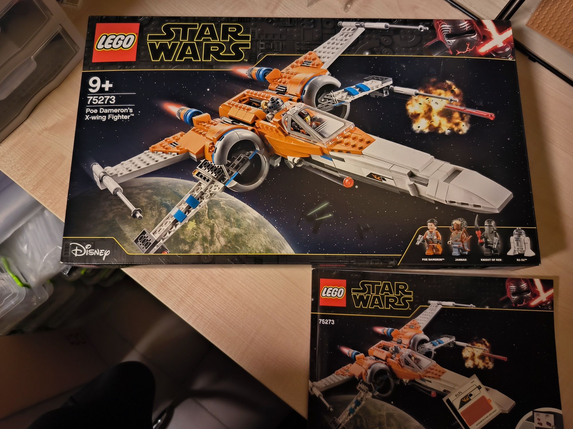 Без фігурок новий Lego 75273 Poe Dameron's X-wing Fighter Винищувач Х