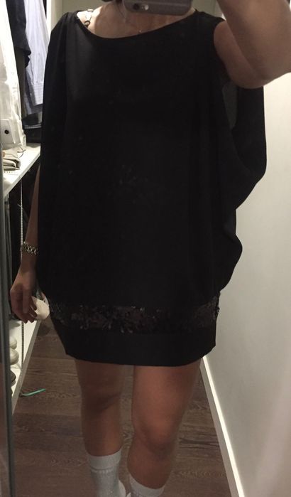 Vestido preto mini