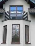 Balustrada ze stali nierdzewnej aluminiowa balustrady balkonowe
