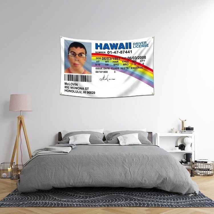 Флаг Mclovin / Флаг Мактрахер Y2K