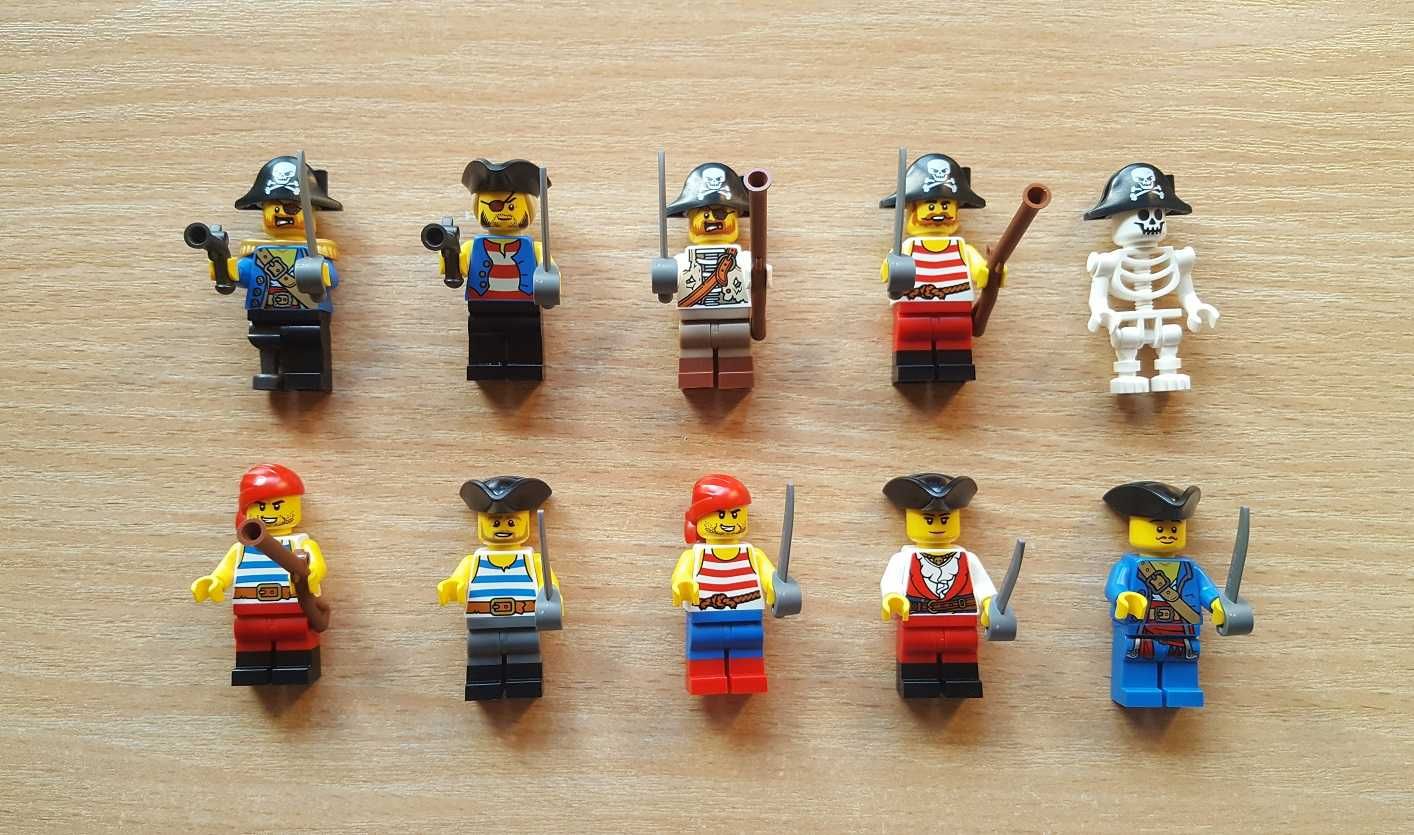 LEGO minifigurki Eldorado 10320, Piraci 10x pirates 21322, 31109, NOWE