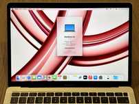 [JAK NOWY] Apple MacBook Air 13,3" M1 8GB 256GB - Silver [Bateria 88%]