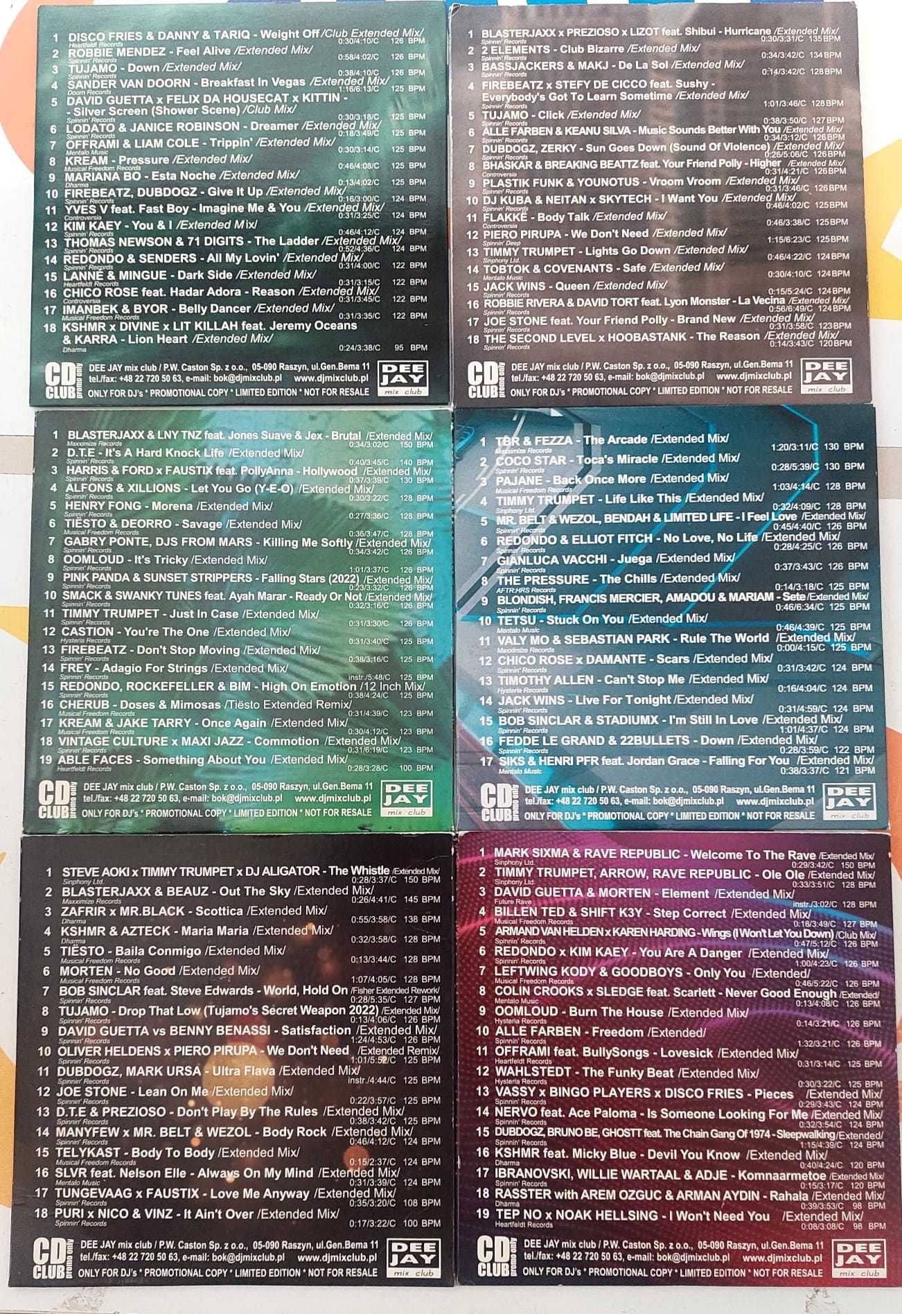 djmc dee jay mix club spinnin records promo sampler składanka 15 cd