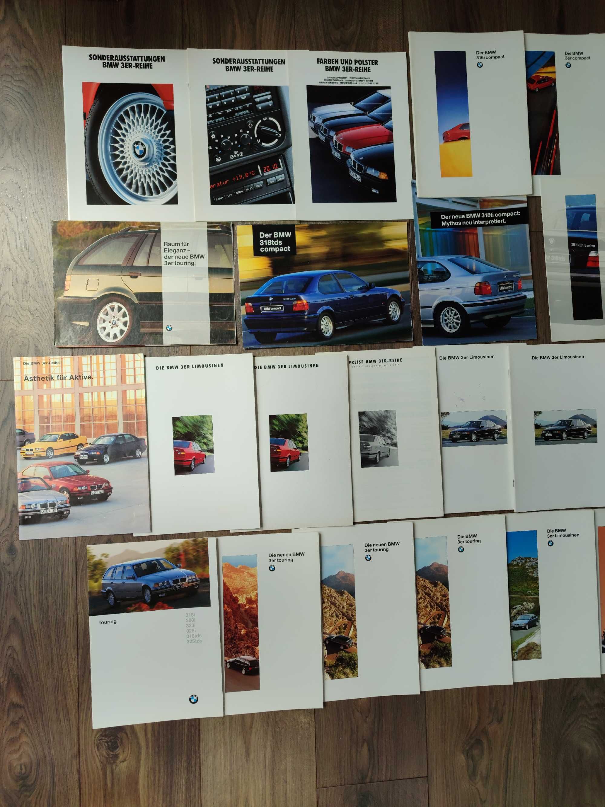 BMW 3 E36 Prospekty