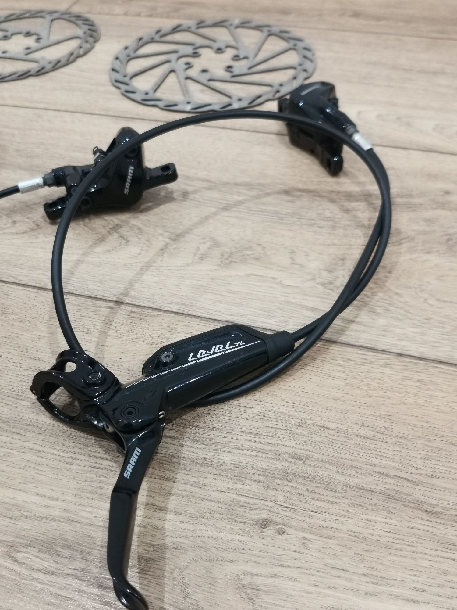 Hamulce Sram Level tl + tarcze 180, 160