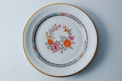 piękna patera porcelanowa kwiaty konig bavaria