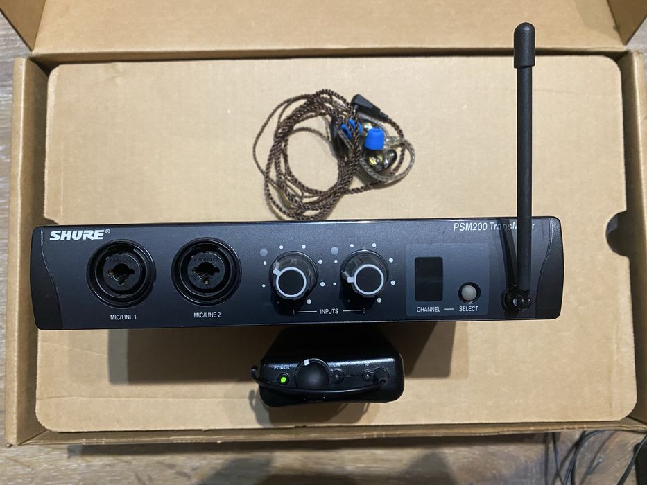 IEM Shure PSM 200 Monitor douszny