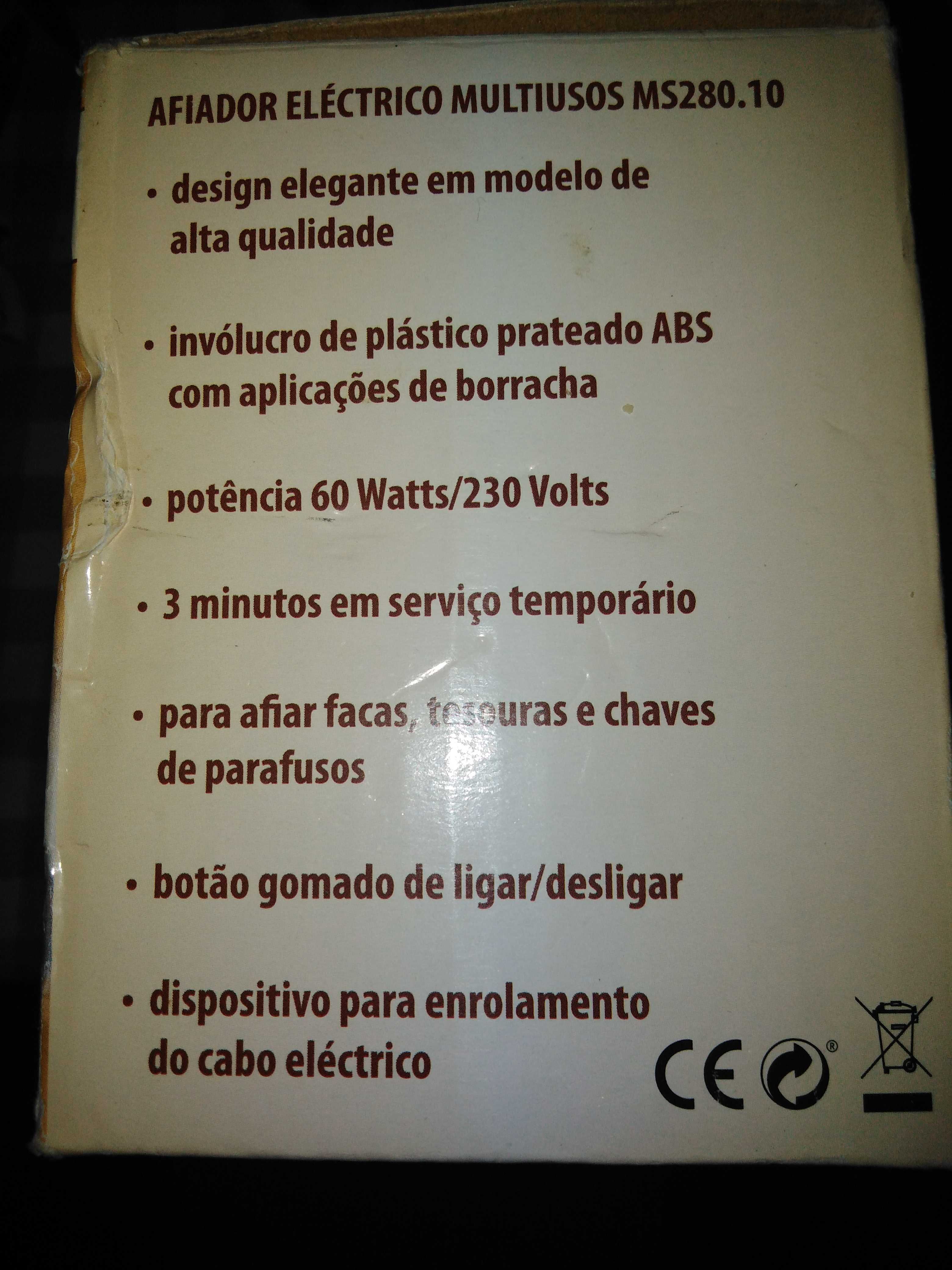 Afiador de faças e tesouras