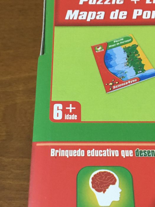 Puzzle + Livro Mapa de Portugal Science4you NOVO
