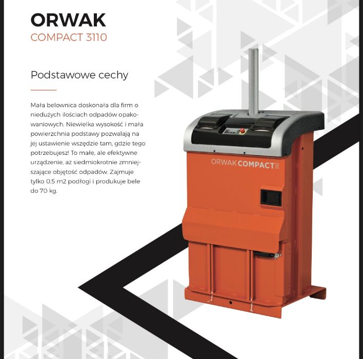 NOWA Belownica ORWAK 3110 Compact GW.3lata dostawa w cenie