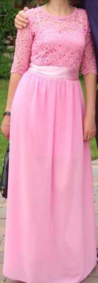 Продам плаття сукня рожева вечірня платье вечернее 44