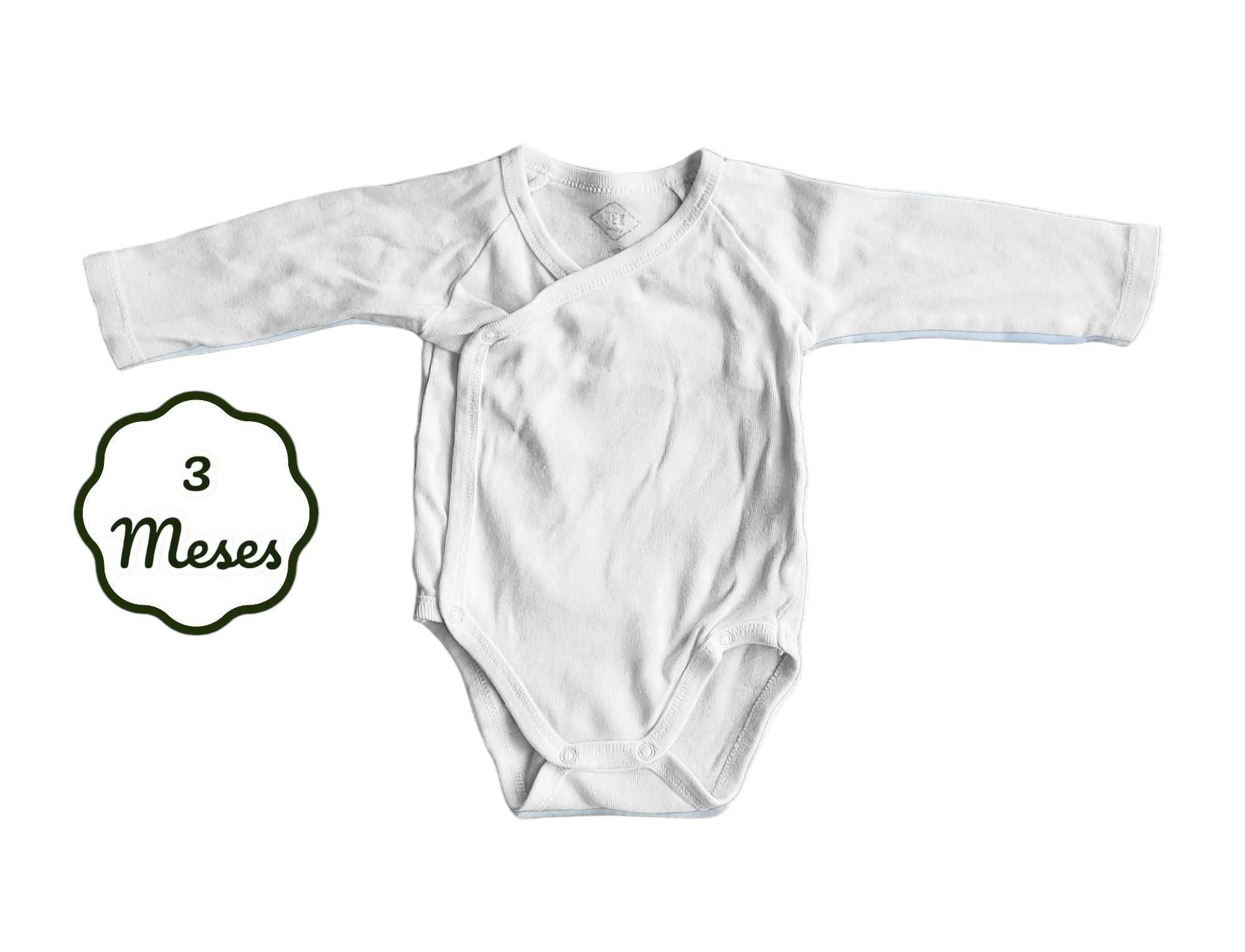 Body Branco TEX Baby 3 meses