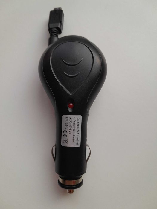 Carregador isqueiro automóvel mini USB