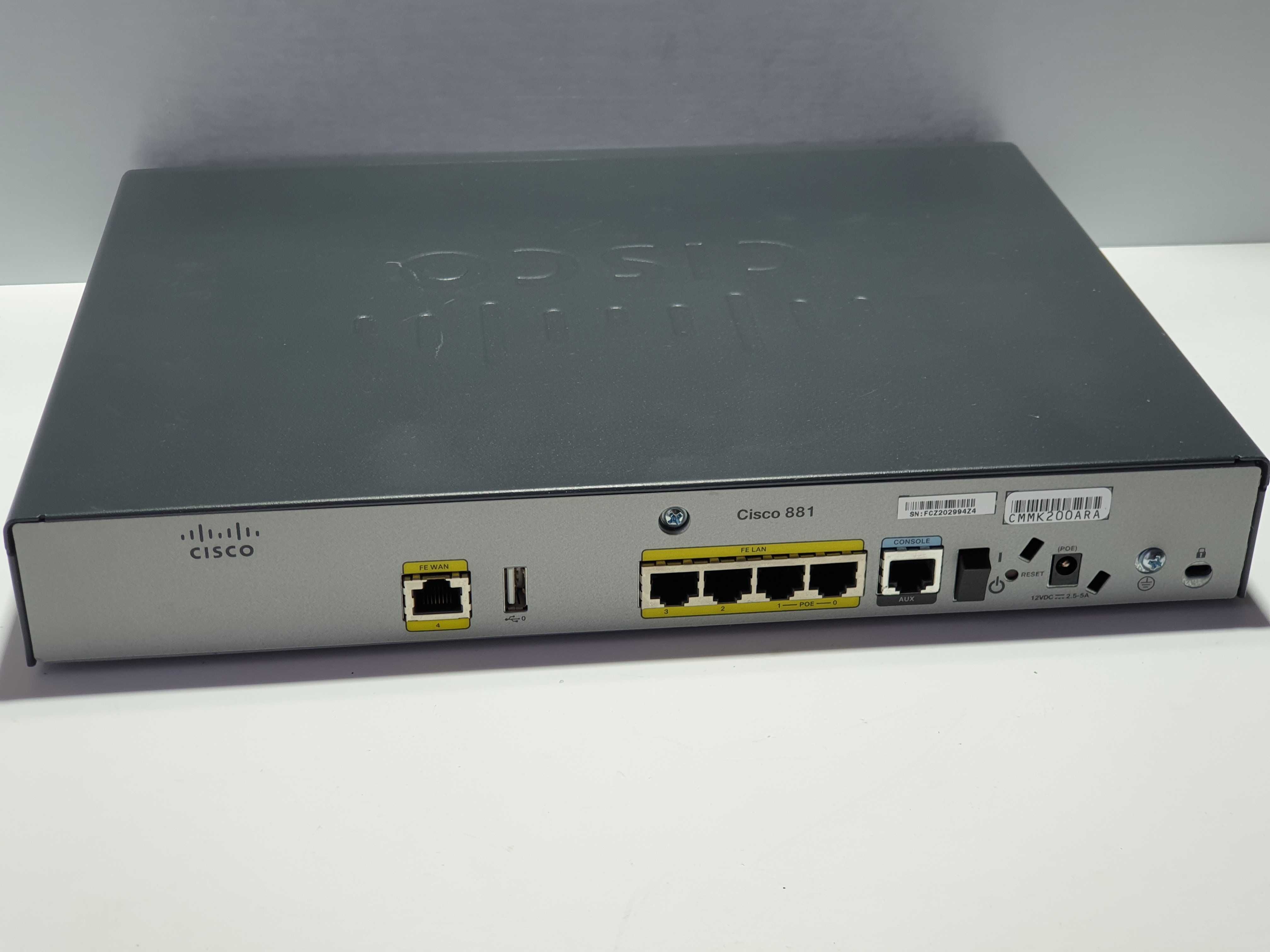 Маршрутизатор Cisco C881-K9 VPN  роутер