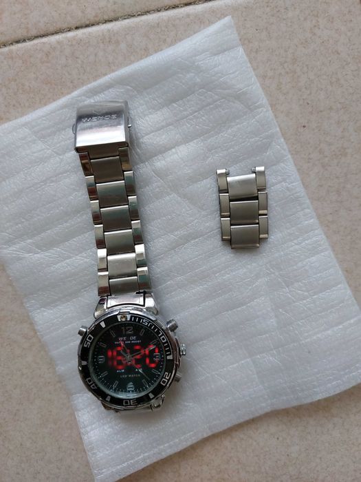 Relógio de pulso analógico e digital weide wh-843