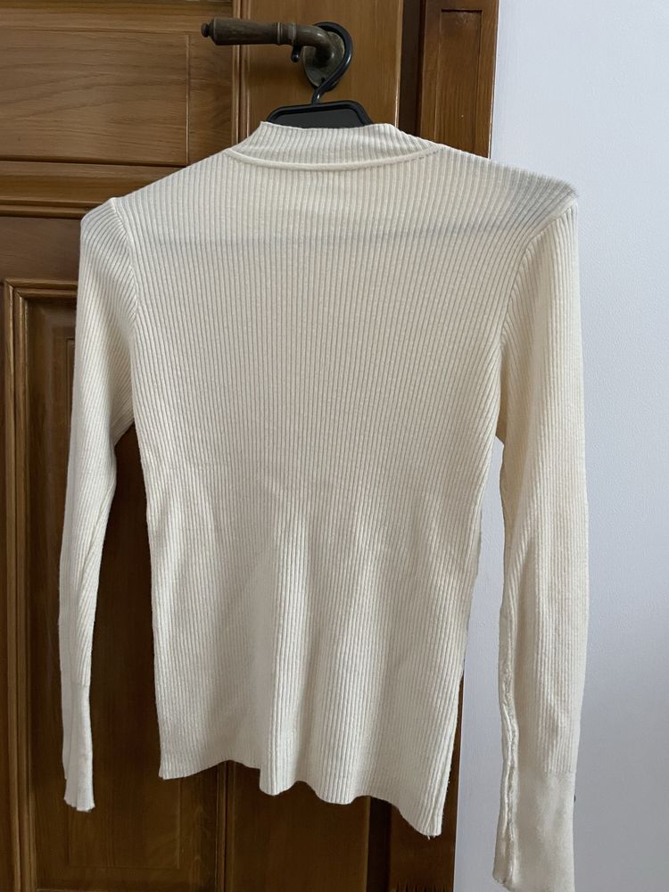 Sweter z długim rękawem półgolf