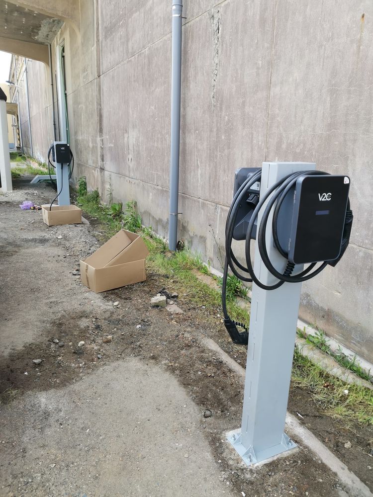 Instalacao de paineis fotovoltaicos e carregadores de carros eletricos