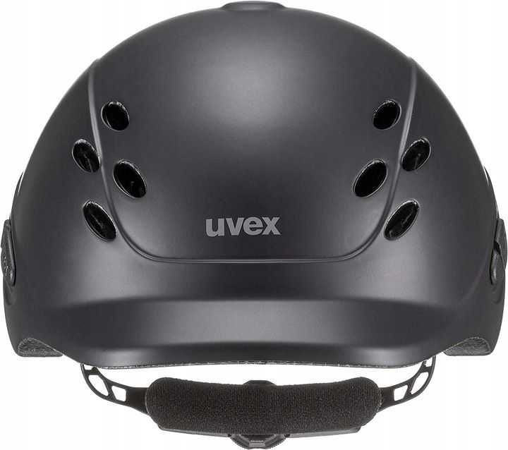 UVEX ONYXX Kask jeździecki do jazdy konnej czarny 49 - 54 cm
