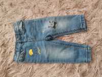 Spodnie jeansy niemowlęce r. 74