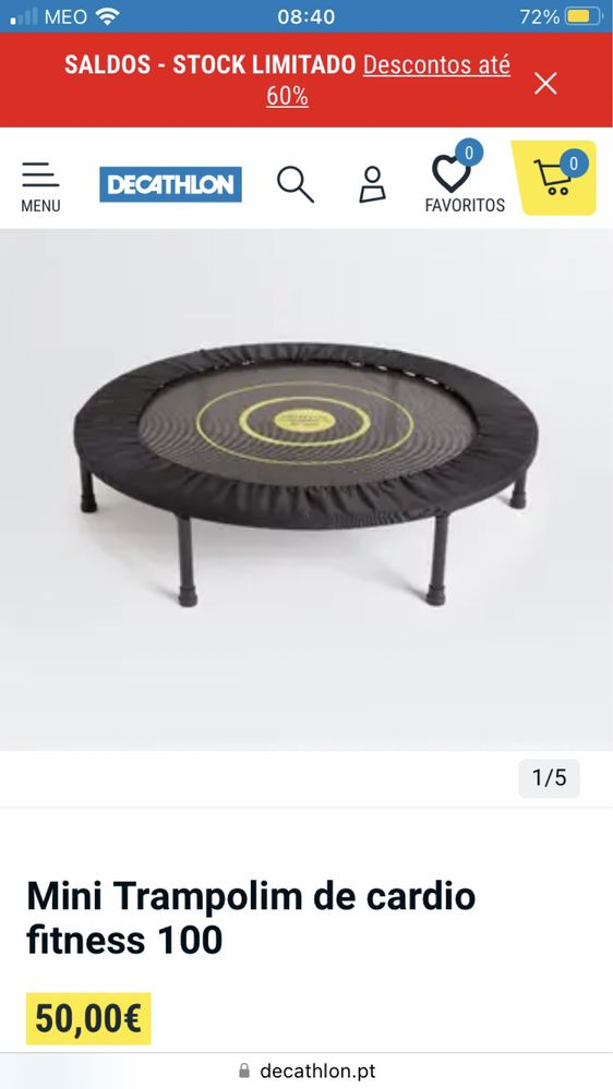 Mini trampolin 100 Decathlon