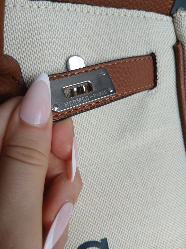 Torebka birkin canvas