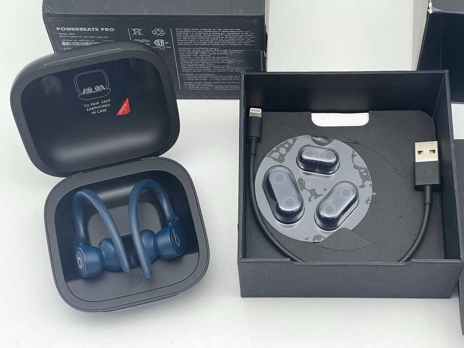 Беспроводные Наушники PowerBeats Pro Blue USA - Идеал ! Гар 1 месяц