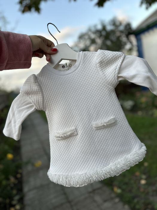 Біла сукня для дівчинки,святкова сукня