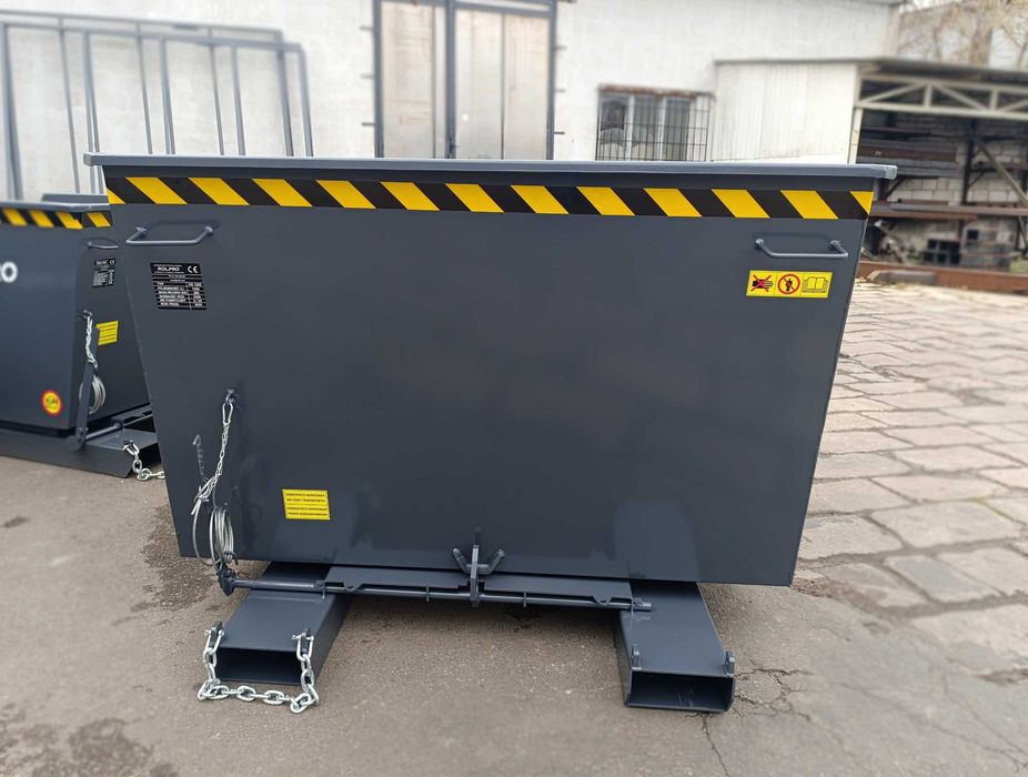 Kontener samowyładowczy/Koleba/Pojemnik do widlaka 1,5m3 NOWOŚĆ !!!